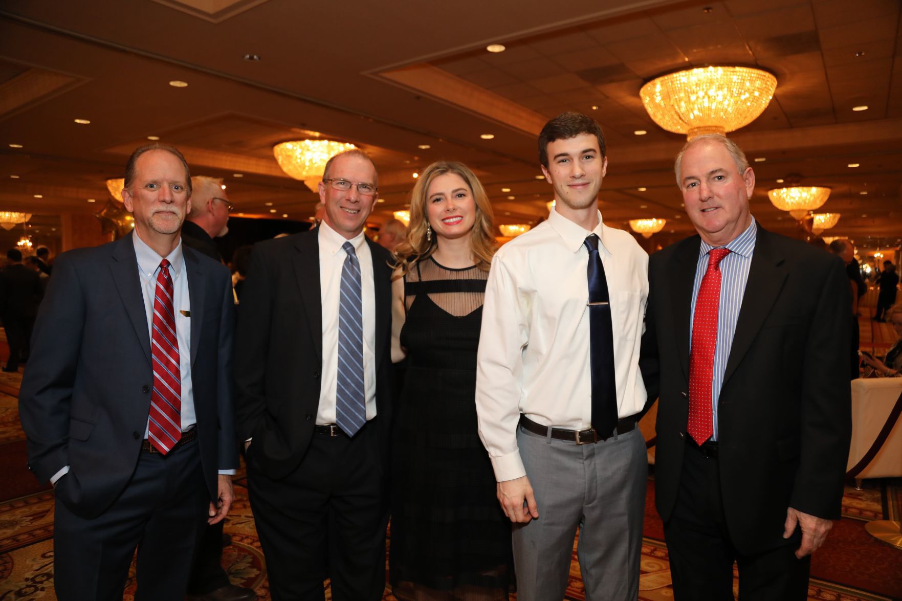 Mike McGuinness, Neal, Rachel and Joe Fister, Bill Eultgen